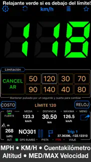 velocímetro 55 pro. kit gps. iphone capturas de pantalla 4