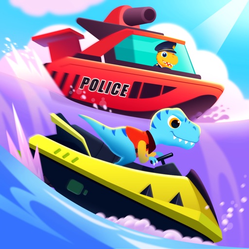 Dinosaur Police Games for kids app reviews download