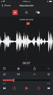 grabadora de voz pro - audio iphone capturas de pantalla 2