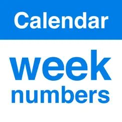week numbers - calendar weeks revisión, comentarios
