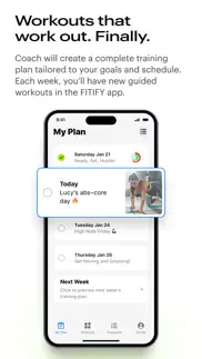 fitify 1-on-1 personal trainer iphone resimleri 3