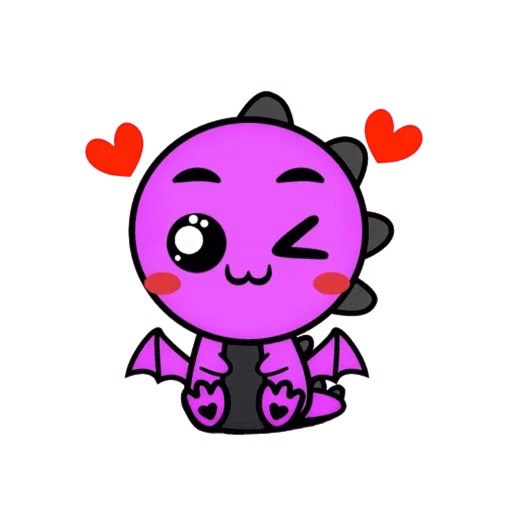 Purple Dragon Stickers app reviews download