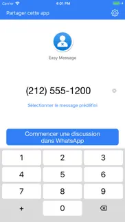 easy message for whatsapp iPhone Captures Décran 1