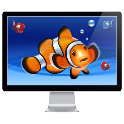 aquarium live hd screensaver logo, reviews