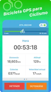 bicicleta gps para ciclismo iphone capturas de pantalla 1