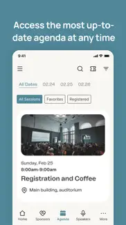 instructure events iphone capturas de pantalla 1