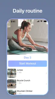 home workout app, no equipment iphone images 3