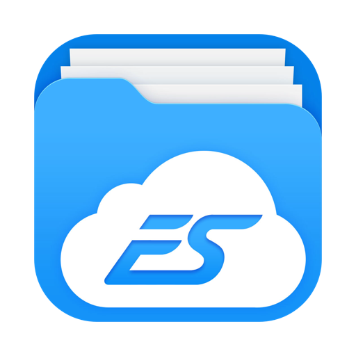 es file explorer logo, reviews