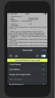 userscripts iphone capturas de pantalla 1