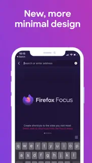 firefox focus: privacy browser iphone images 1