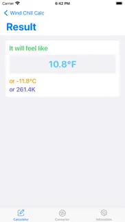 wind chill calculator - calc iphone images 2