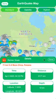 earthquake map iphone resimleri 2
