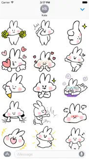 rabbit animated stickers iphone images 2
