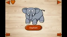 animal jigsaws - baby learning english games iphone images 3