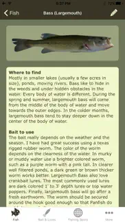 freshwater fishing guide iphone resimleri 2