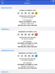 lotto results - lottery in us ipad images 1
