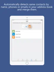 contacts sync, backup & clean ipad images 4