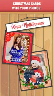 christmas photo frames editor. iphone images 1