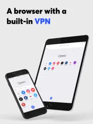 opera browser with vpn and ai ipad images 1