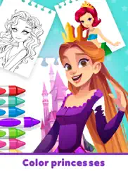 paint princess - coloring book ipad images 1