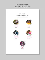 poster maker - flyer creator ipad images 4