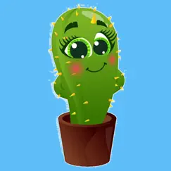 cactus stickers - funny emoji logo, reviews