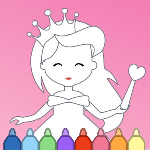 Princess Coloring Kid Toddler app reviews download