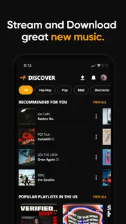 audiomack - play music offline iphone images 1