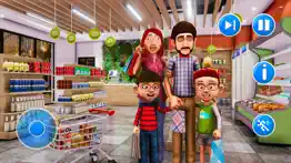 family shopping supermarket 3d iphone images 3