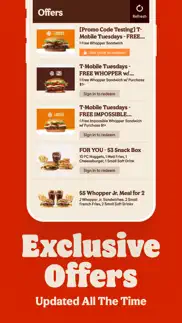 burger king® app iphone images 3