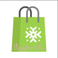 shopperpro ad - shopping list. logo, reviews