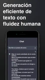 ia chat chatbot ai en español iphone capturas de pantalla 1