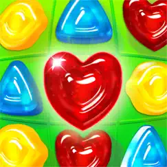 gummy drop! match 3 puzzles logo, reviews