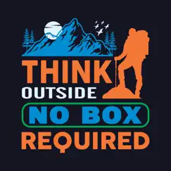hiking camping stickers logo, reviews