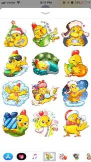 christmas chicken chuu sticker iphone images 1