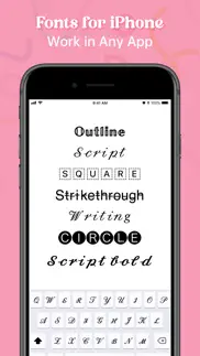 fonts, color widget for iphone iPhone Captures Décran 1