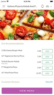 italiano pizzeria kebab pasta iphone images 2