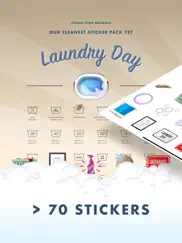 laundry day cleaning stickers ipad images 1