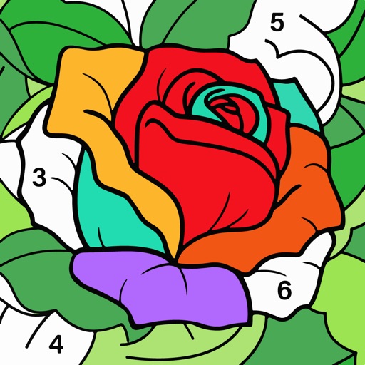 Coloring by number color games app reviews download