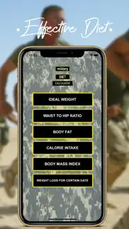 army diet tool iphone resimleri 1