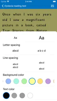 dyslexia speed reading test iq iphone capturas de pantalla 3