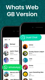 messenger duo for whatsapp iphone capturas de pantalla 2