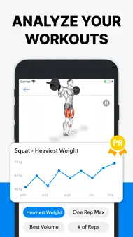 Hevy - Workout Tracker Gym Log iphone bilder 2