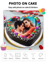 birthday photo frame with cake ipad images 1