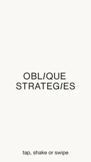 oblique strategies se iphone images 1
