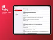 ruby – news & reading ipad images 1