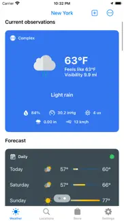 weather bot - local forecasts iphone resimleri 1
