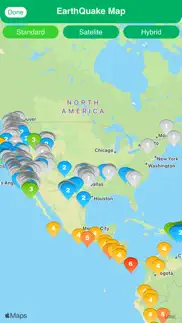 earthquake map iphone resimleri 1
