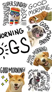 good morning dogs stickers iphone images 2