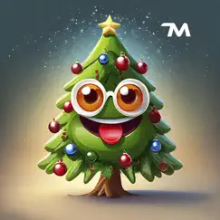 christmas trees stickers logo, reviews